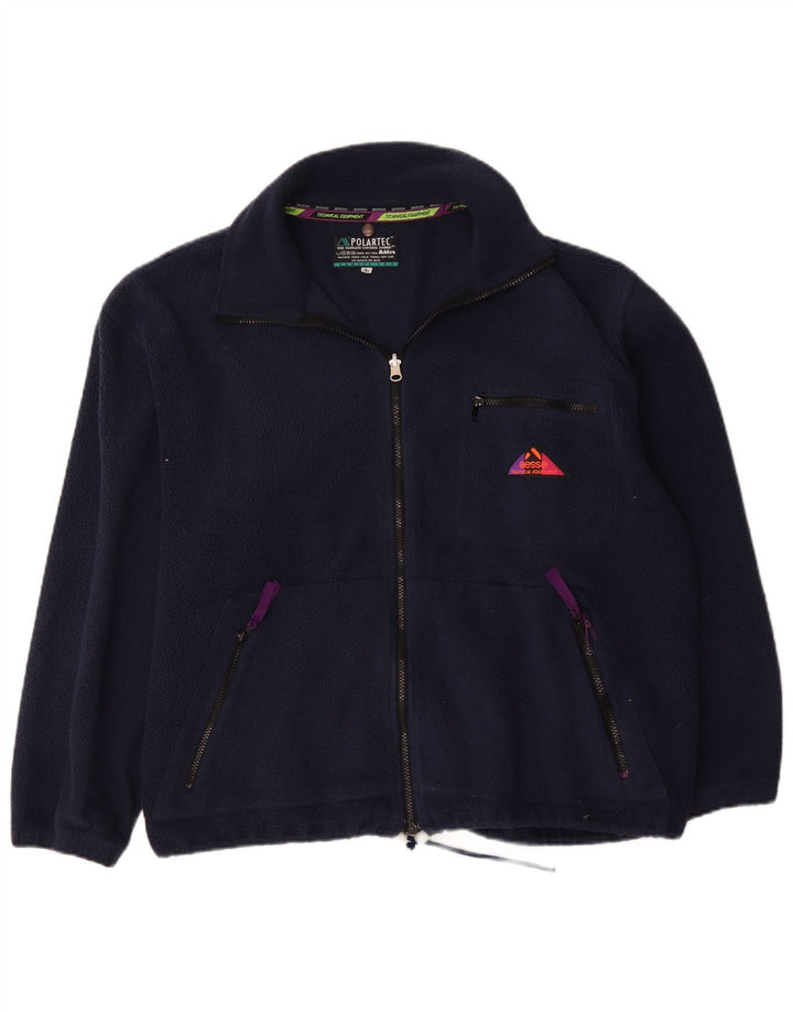 Jachetă fleece pentru bărbați Aesse UK 40 Poliester mare bleumarin