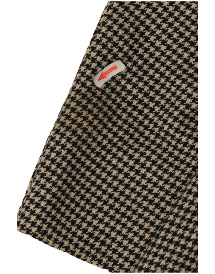 Marks & Spencer jachetă lungă pentru bărbați UK 40 Medium Black Houndstooth