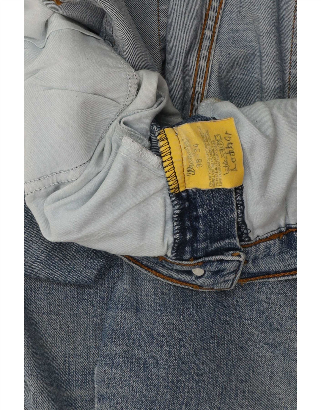 Blugi drepte pentru bărbați Wrangler Texas W38 L34 Bumbac albastru