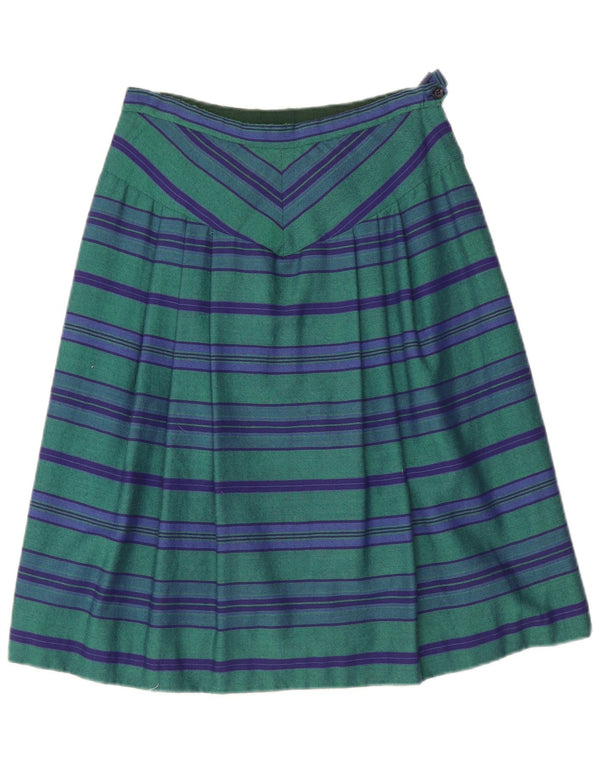 Fustă A-Line Vintage pentru femei W28 Medium Green Dunge