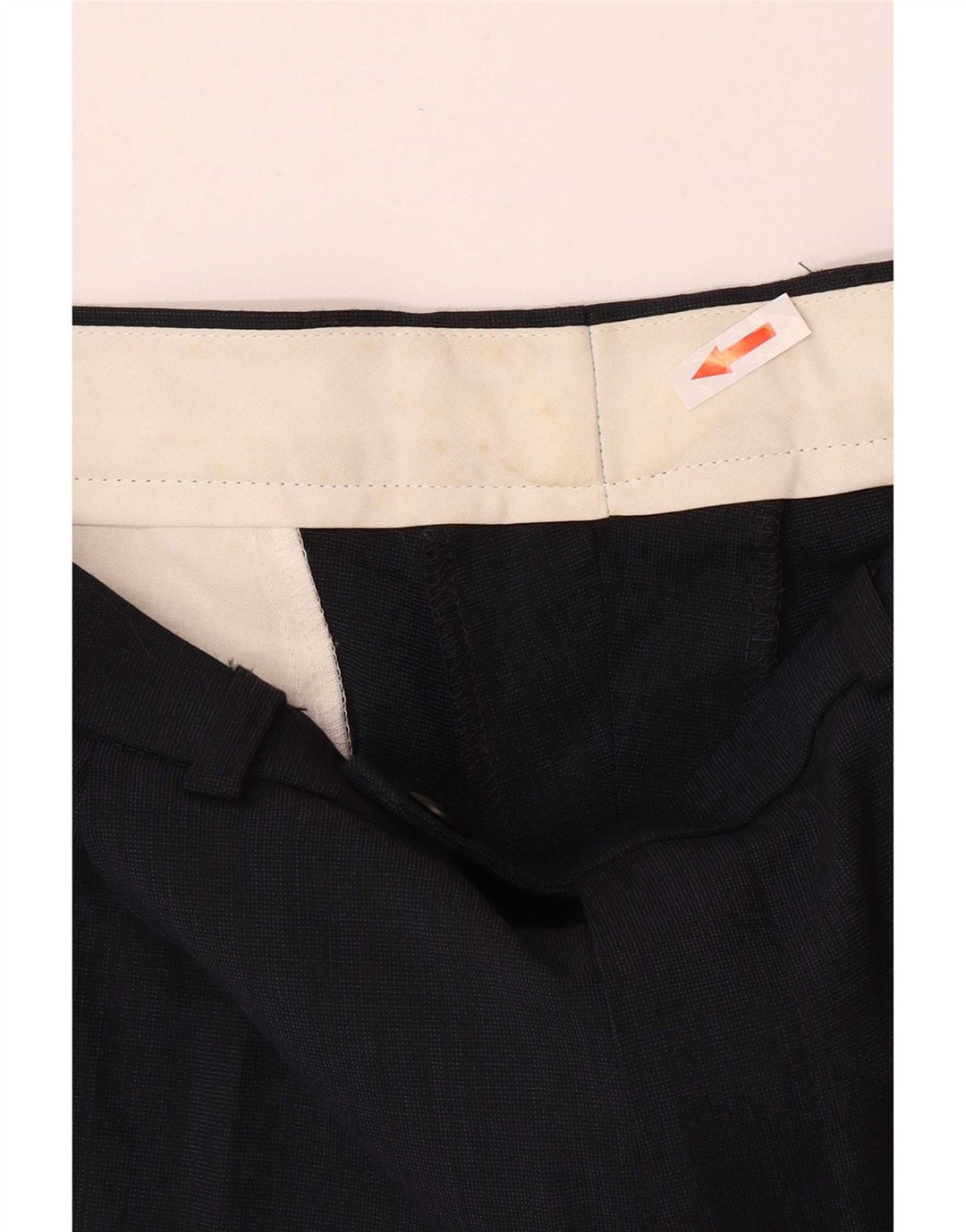 Pantaloni de costum pentru bărbați Marks & Spencer L34 L33 bleumarin poliester