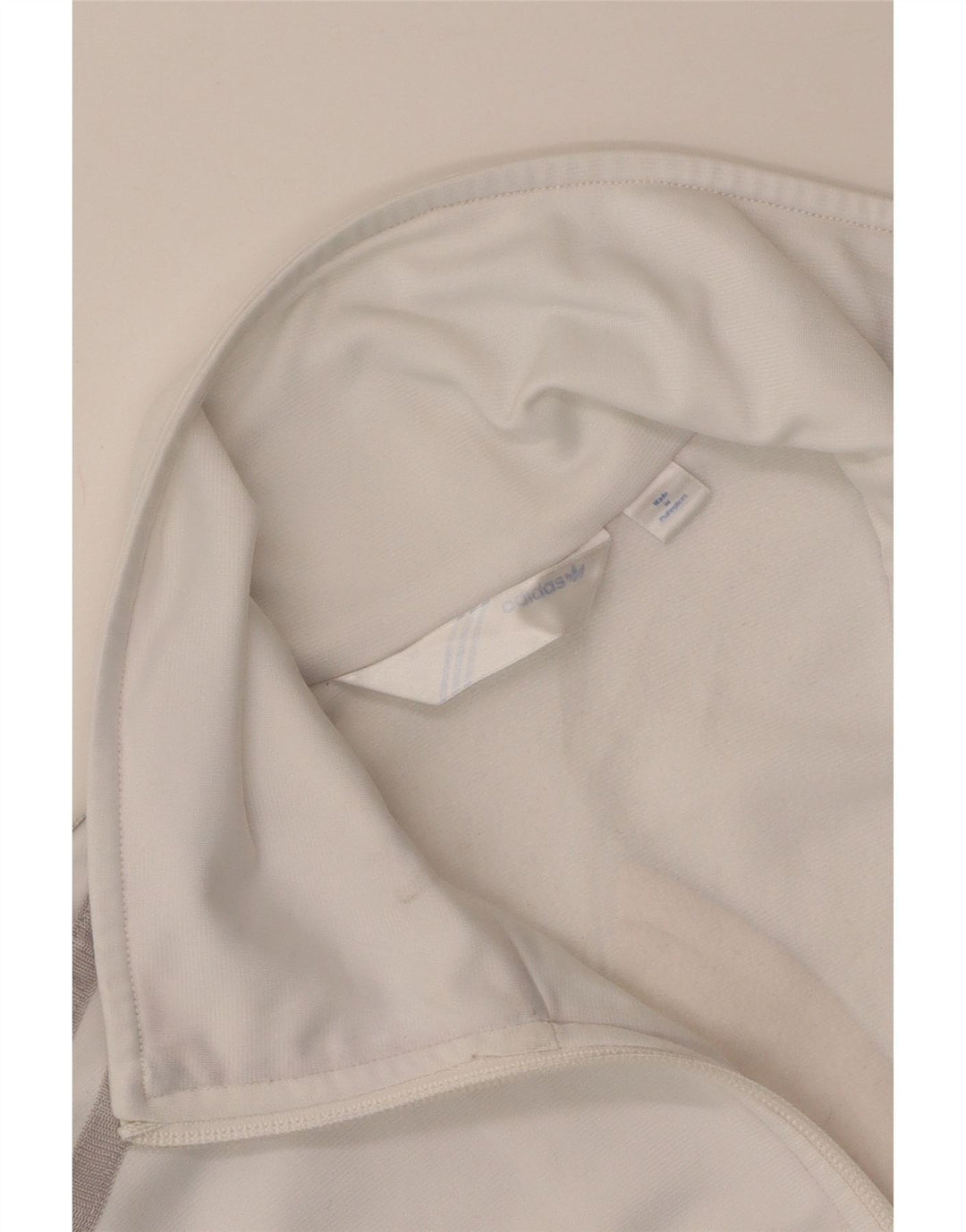 Jachetă de top pentru trening grafic Adidas pentru femei EU 38 Medium White