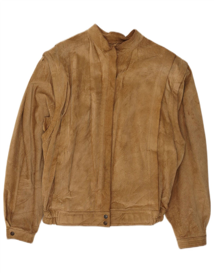 Geaca de piele intoarsa pentru femei Skinni IT 48 XL Bej