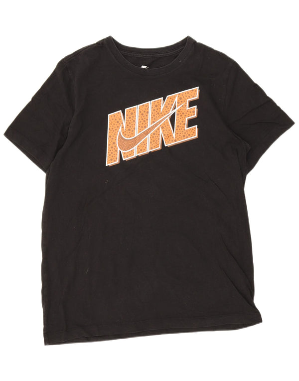Tricou grafic Nike pentru bărbați Top mare din bumbac negru