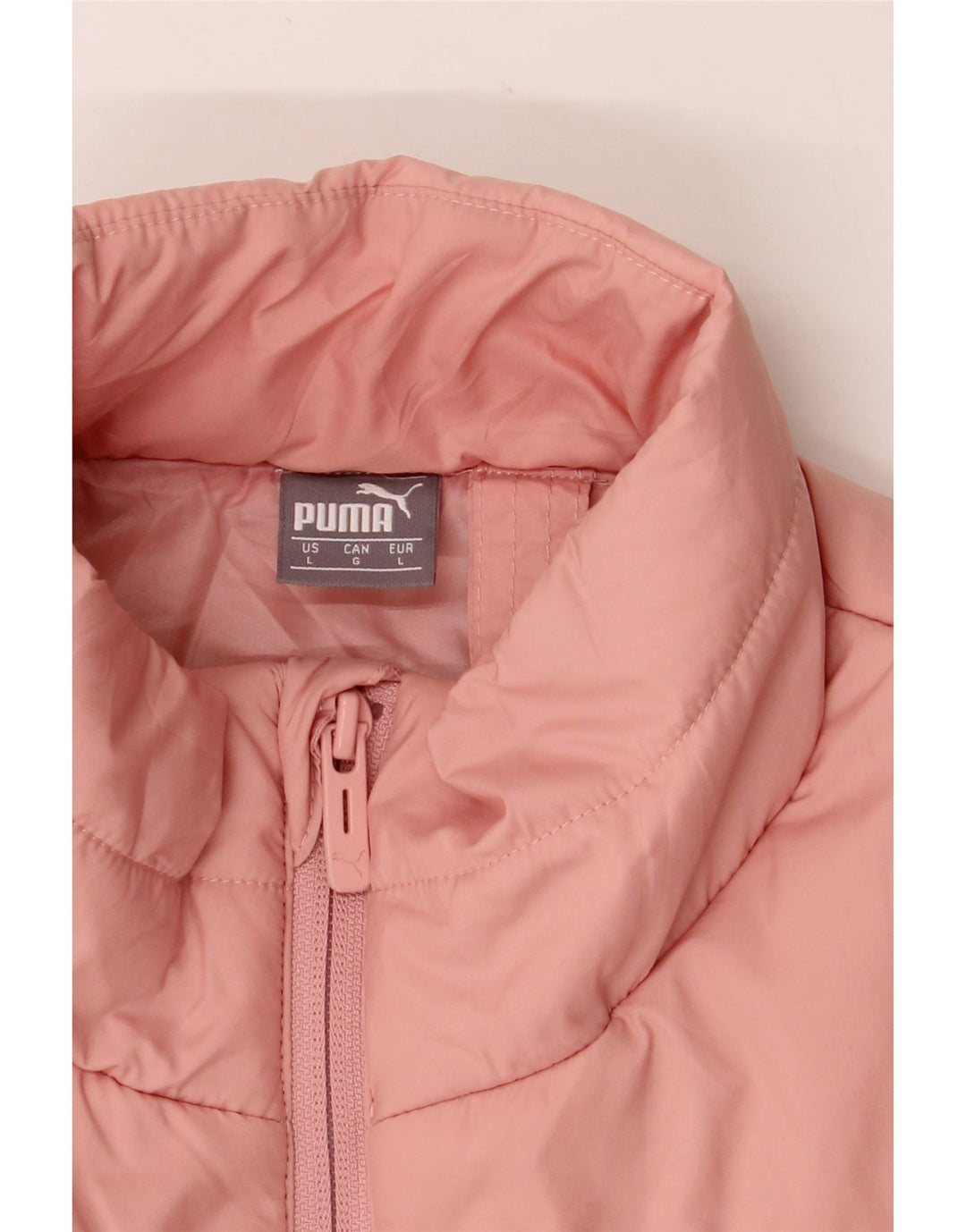 PUMA Womens Padded Gilet UK 14 Large Pink Polyester Vintage Puma and Second-Hand Puma from Messina Hembry 