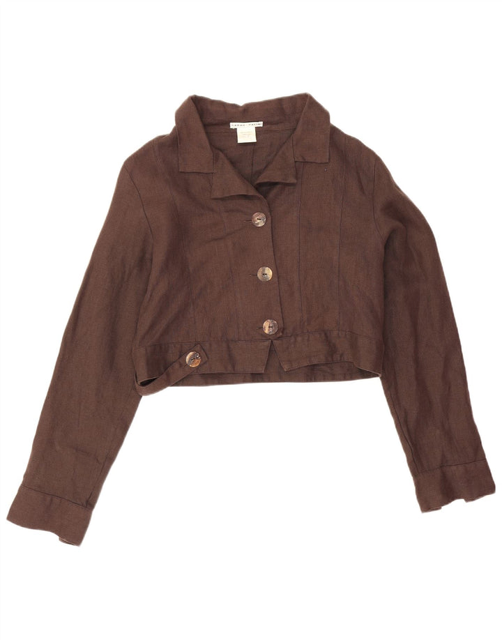 Jachetă bomber oversized pentru femei Sarah Pacini, 2 XS, maro, in