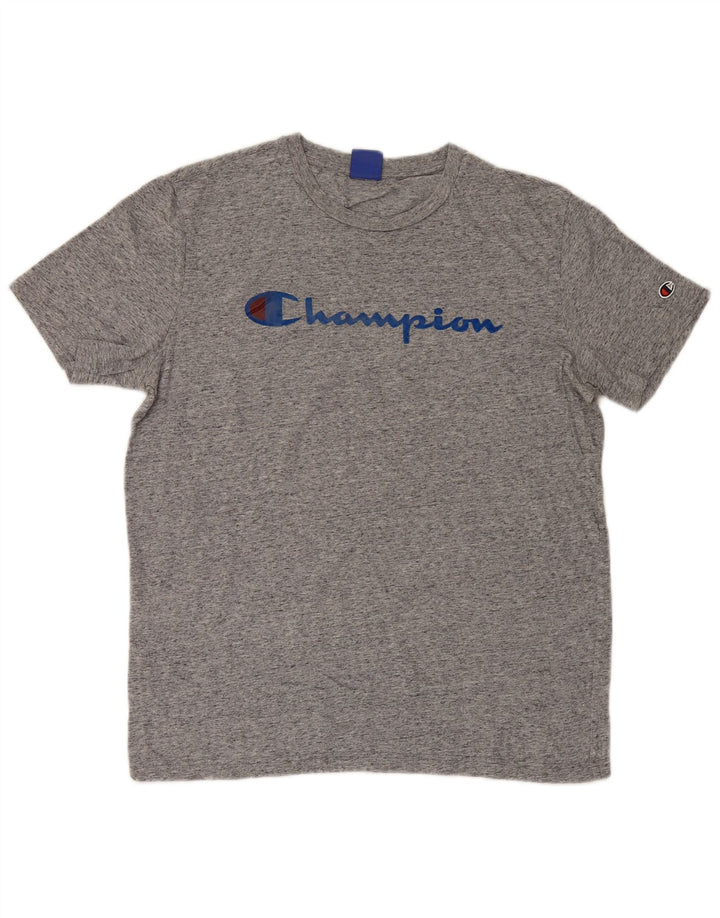 Tricou grafic pentru bărbați Champion Top mare, gri, pete