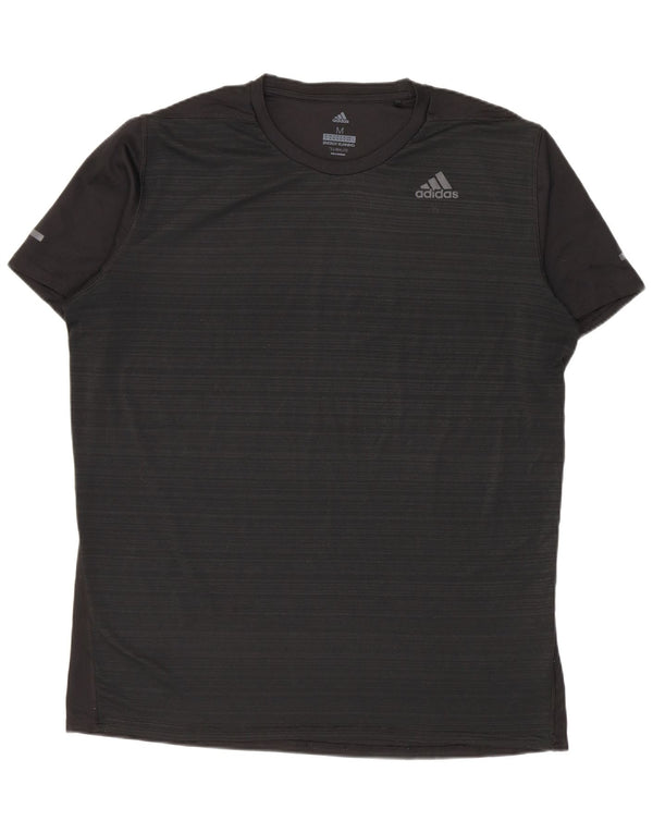 Tricou pentru bărbați ADIDAS Climalite Top Medium Black Pinstripe