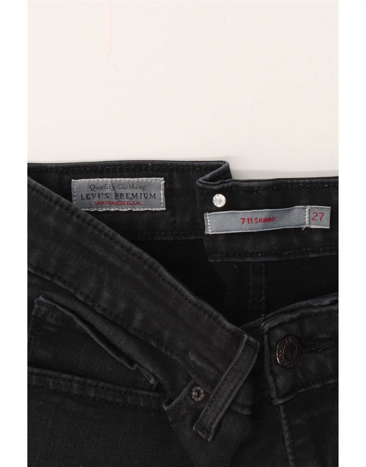 Blugi skinny Levi's 711 pentru femei W27 L30 bleumarin