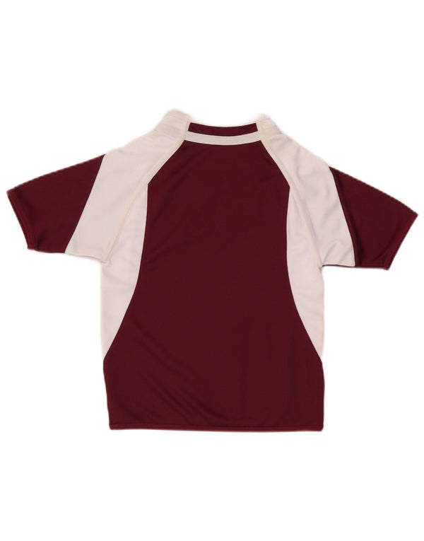 Tricou pentru băieți Canterbury Top 5-6 ani Bordeaux Poliester color bloc