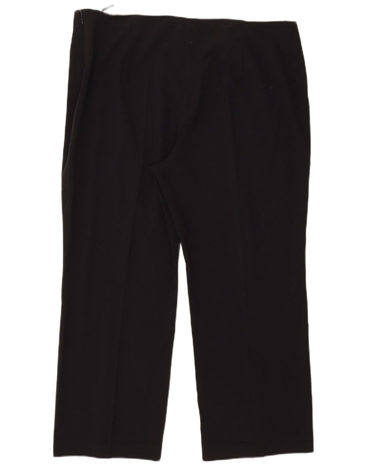 Pantaloni casual drepti pentru femei Marks & Spencer W40 L27 negri