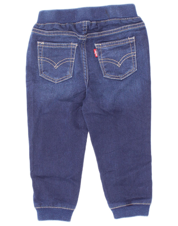Pantaloni de jogging Levi's pentru bebelusi baieti Blugi drepti 18-24 luni L18 L12 Bumbac albastru