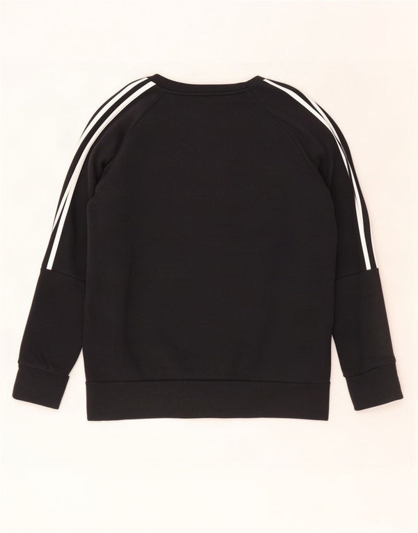 Pulover adidas pentru femei UK 16/18, mare, negru, bumbac