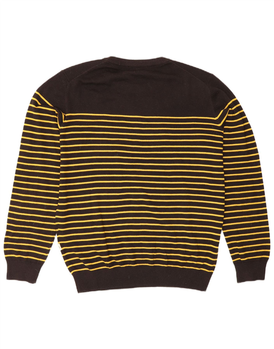 Pulover pentru bărbați Liu Jo cu gât crew pulover XL bumbac cu dungi negre