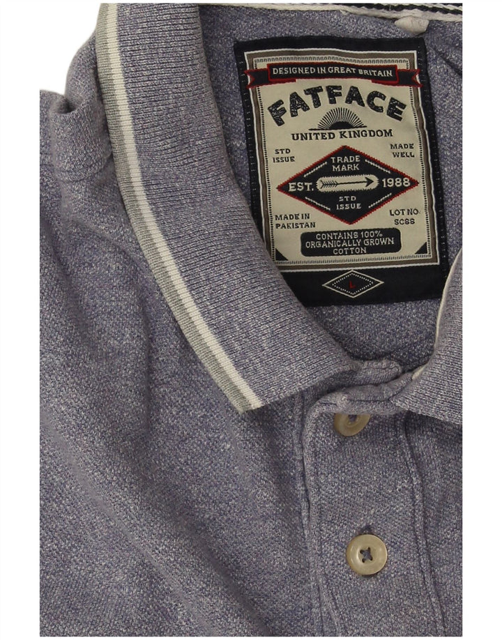 Tricou polo pentru bărbați Fat Face, mare, albastru, bumbac