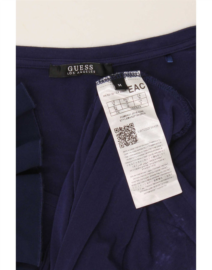 Bluză pentru femei Guess UK 8 Mic, albastru marin, raion bloc de culoare
