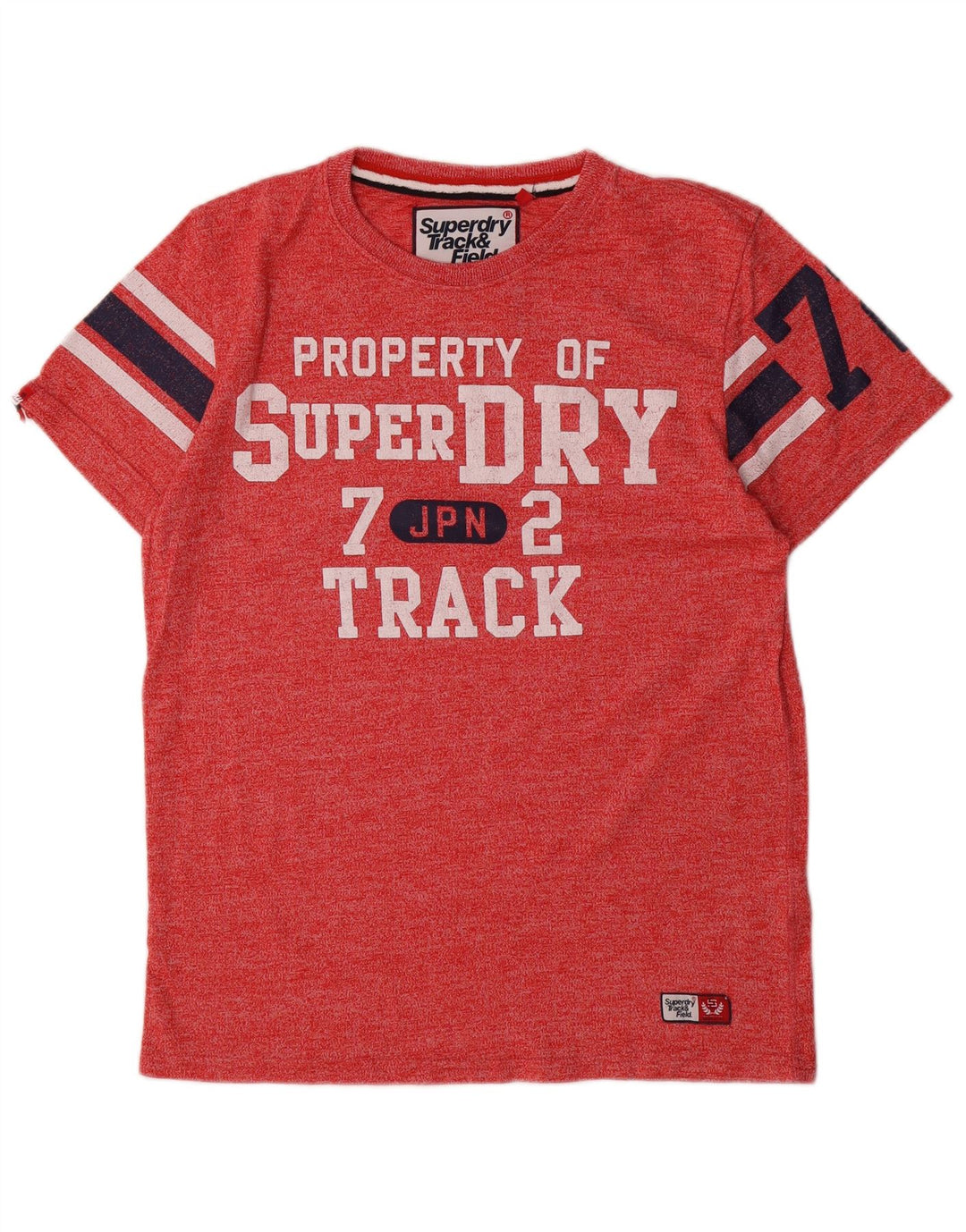 Tricou grafic pentru bărbați Superdry Top din bumbac roșu mediu