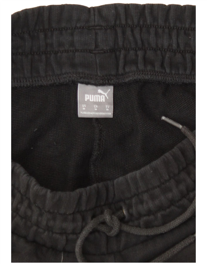 Pantaloni scurti sport Puma pentru femei UK 12, bumbac mediu negru