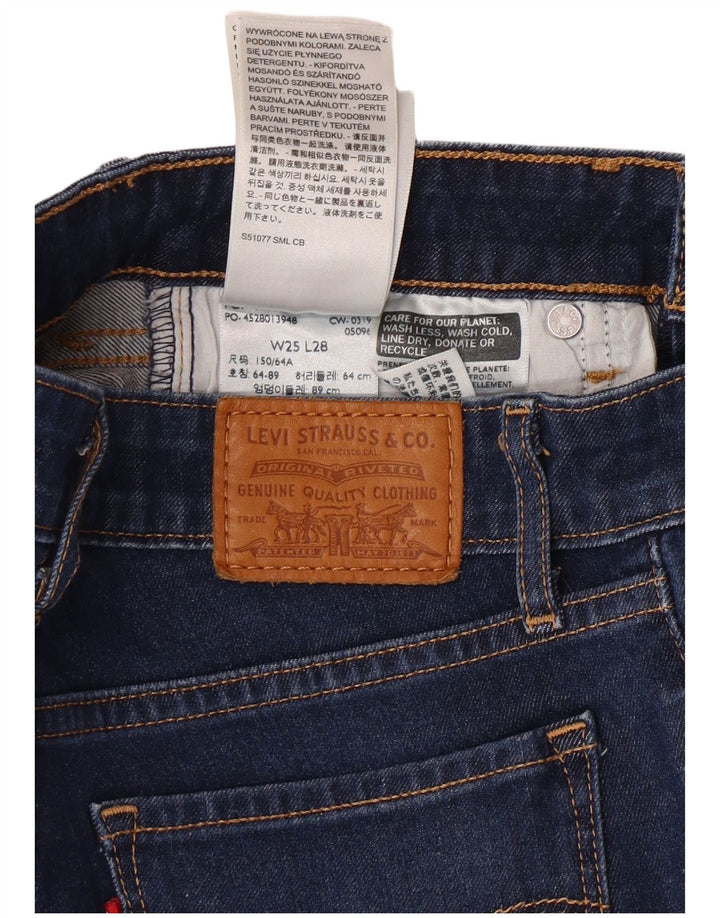Blugi skinny 711 pentru femei LEVI'S W25 L28 bumbac albastru