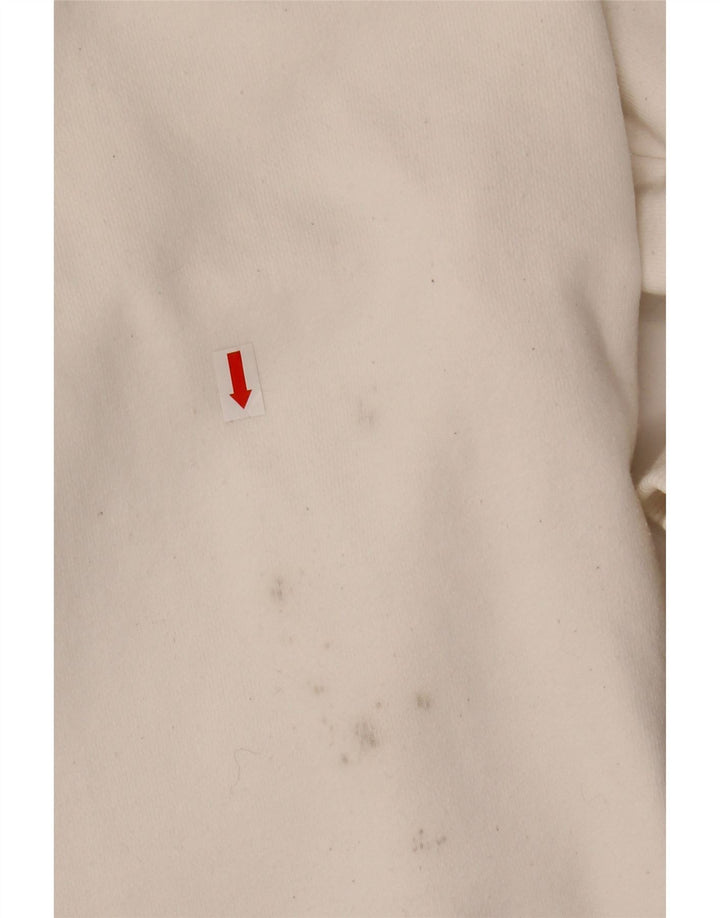 Pulover supradimensionat cu grafic pentru femei CHAMPION UK 16 Large White