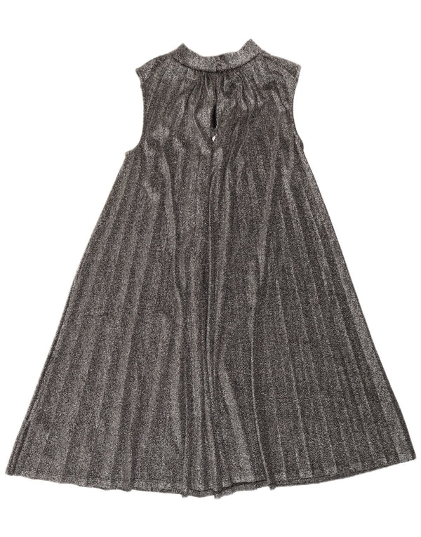 Rochie de cort supradimensionată fără mâneci Guess UK 6 XS argintiu pete