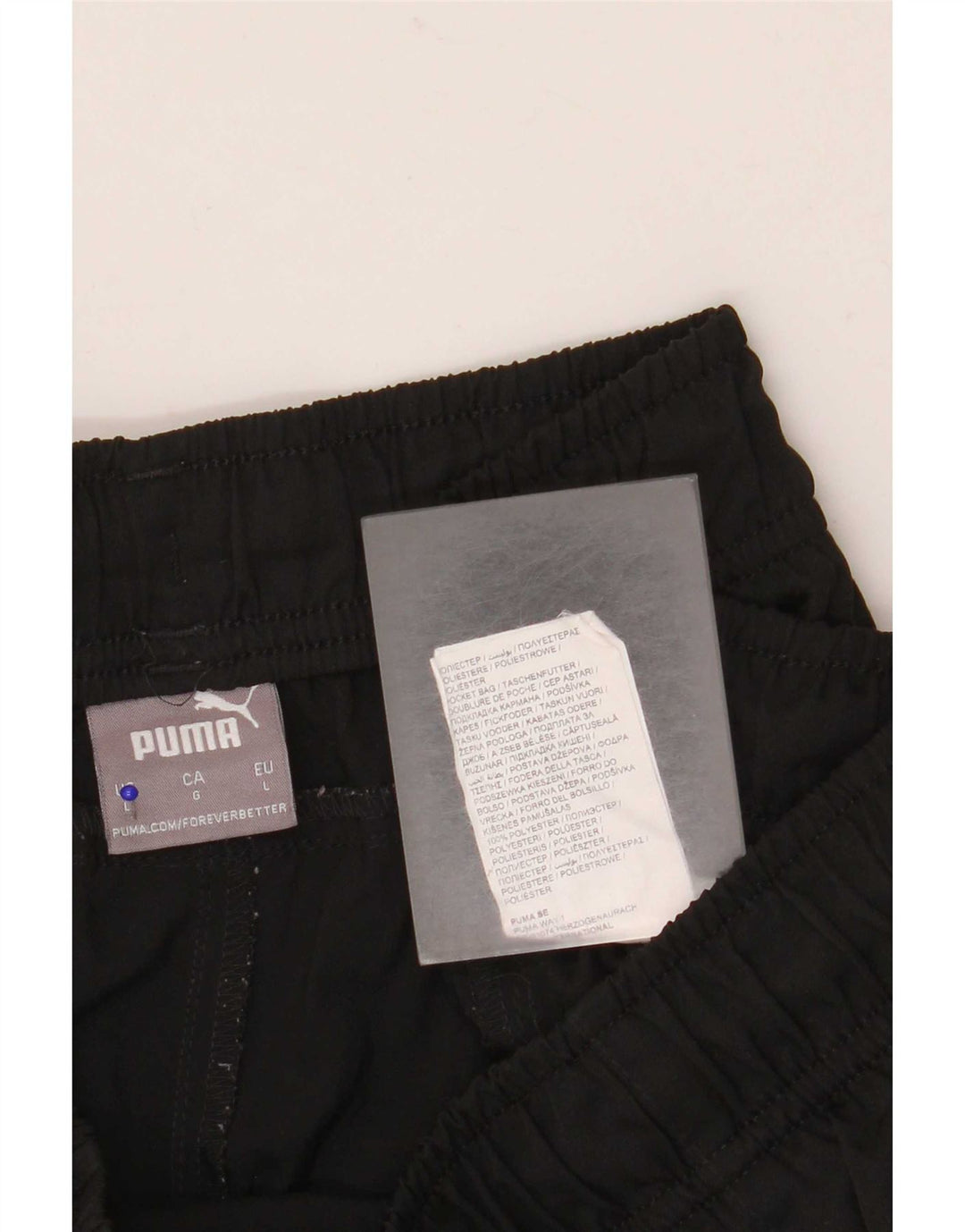Pantaloni scurți sport Puma pentru bărbați, mari, negru, poliester