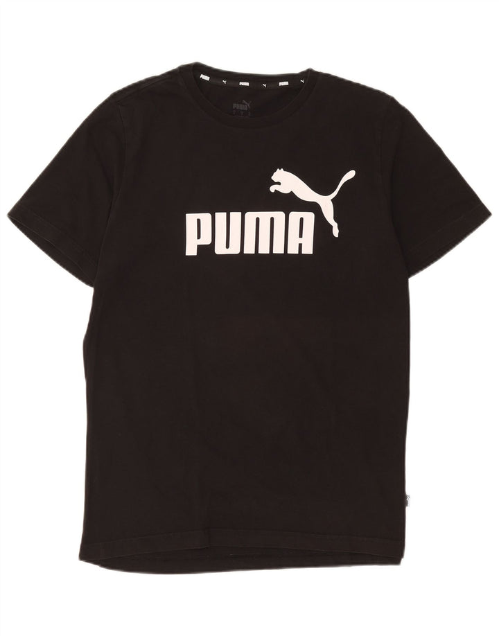 Tricou grafic Puma pentru bărbați Top Mediu Negru