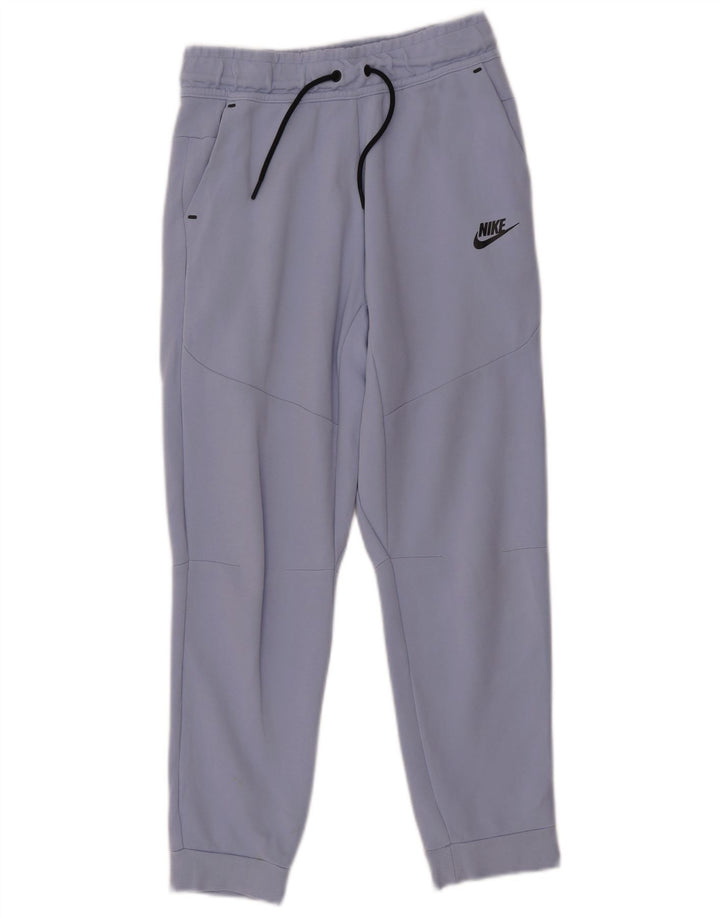 Pantaloni de trening pentru femei NIKE Pantaloni de jogging UK 14, mare, albastru, bumbac