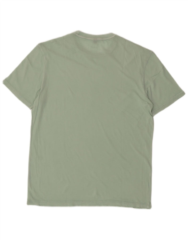 ARMANI JEANS Tricou Bărbați Top Mic Verde Bumbac