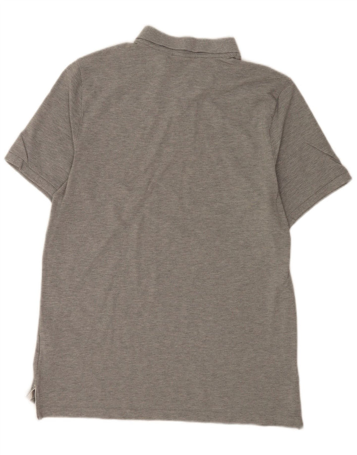 Tricou polo Nike pentru bărbați, mare, gri bumbac cu pete