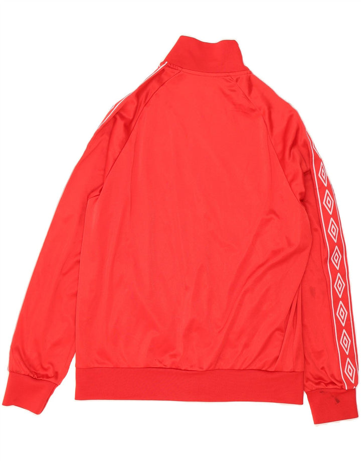UMBRO Womens Tracksuit Top Jacket UK 18 XL Red Polyester Vintage Umbro and Second-Hand Umbro from Messina Hembry 