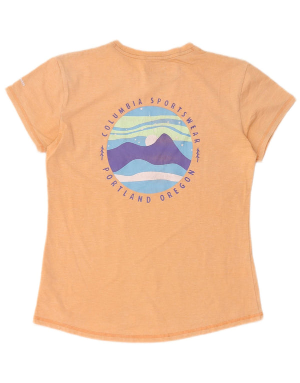 Tricou grafic Columbia pentru femei Top UK 14 Poliester portocaliu mediu