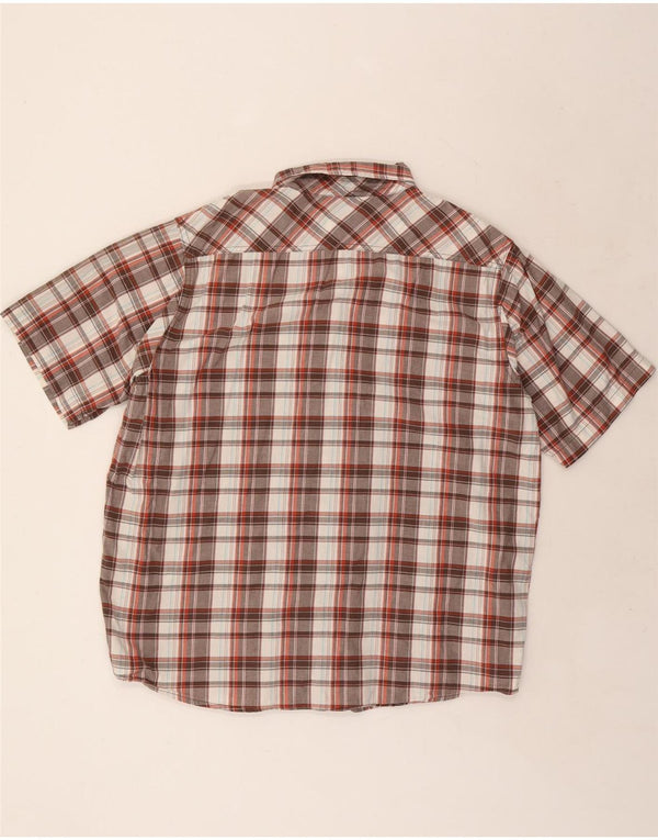 Cămașă cu mânecă scurtă pentru bărbați LEE, bumbac cu carouri multicolore