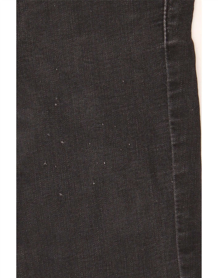 Pantaloni scurți Levi's 314 Shaping Denim W29 L28 bumbac negru