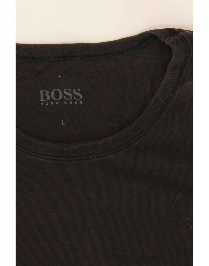 Tricou pentru bărbați Hugo Boss Top mare negru