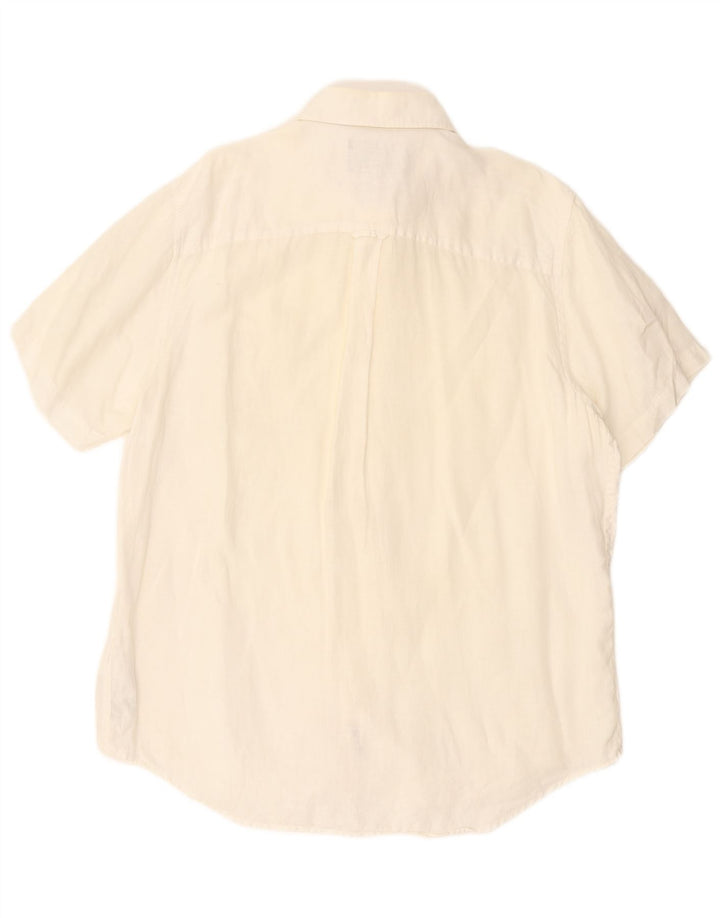 Cămașă Timberland pentru bărbați, cu mânecă scurtă, cu formă regulată, XL, in alb