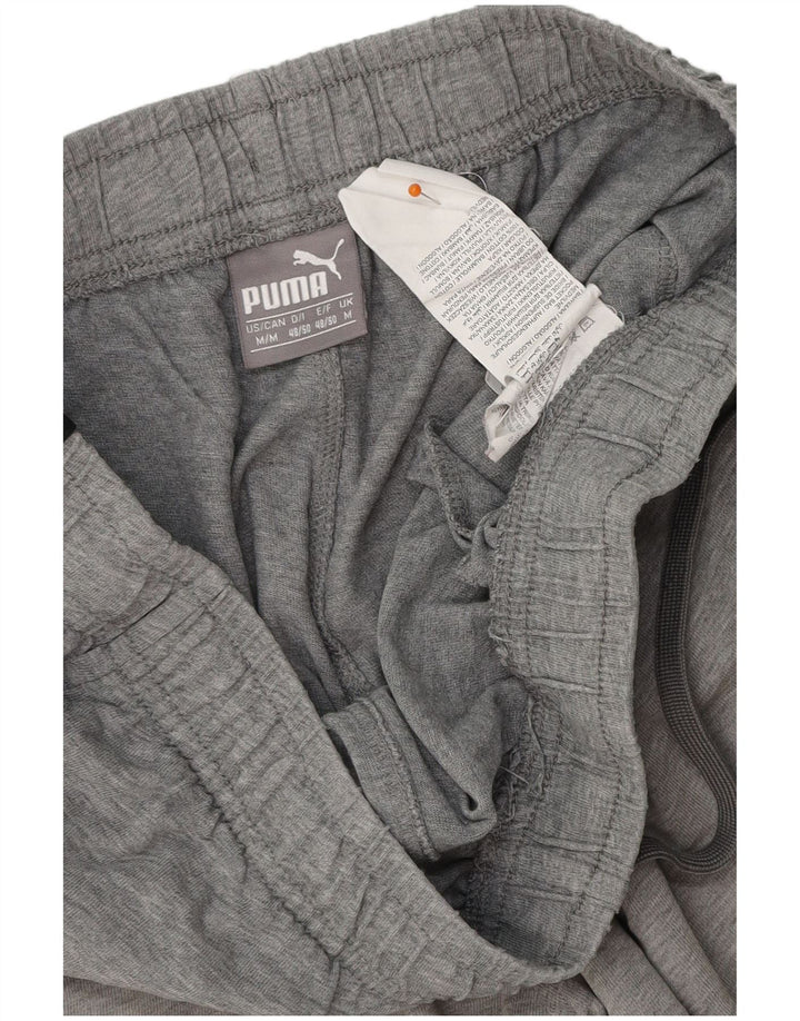 Pantaloni scurți sport PUMA pentru bărbați, bumbac, gri mediu