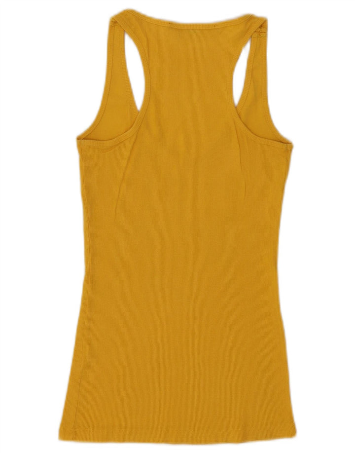 Guess Top Vestă Graphică pentru Femei UK 8 Mic Galben