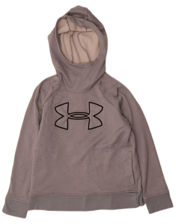Pulover Under Armour pentru damă, cu grafică, UK 14, poliester, gri mediu
