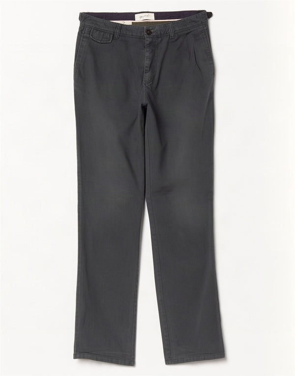 Pantaloni chino drepți pentru bărbați Zara EU 40 Mediu L31 L32 Bumbac verde