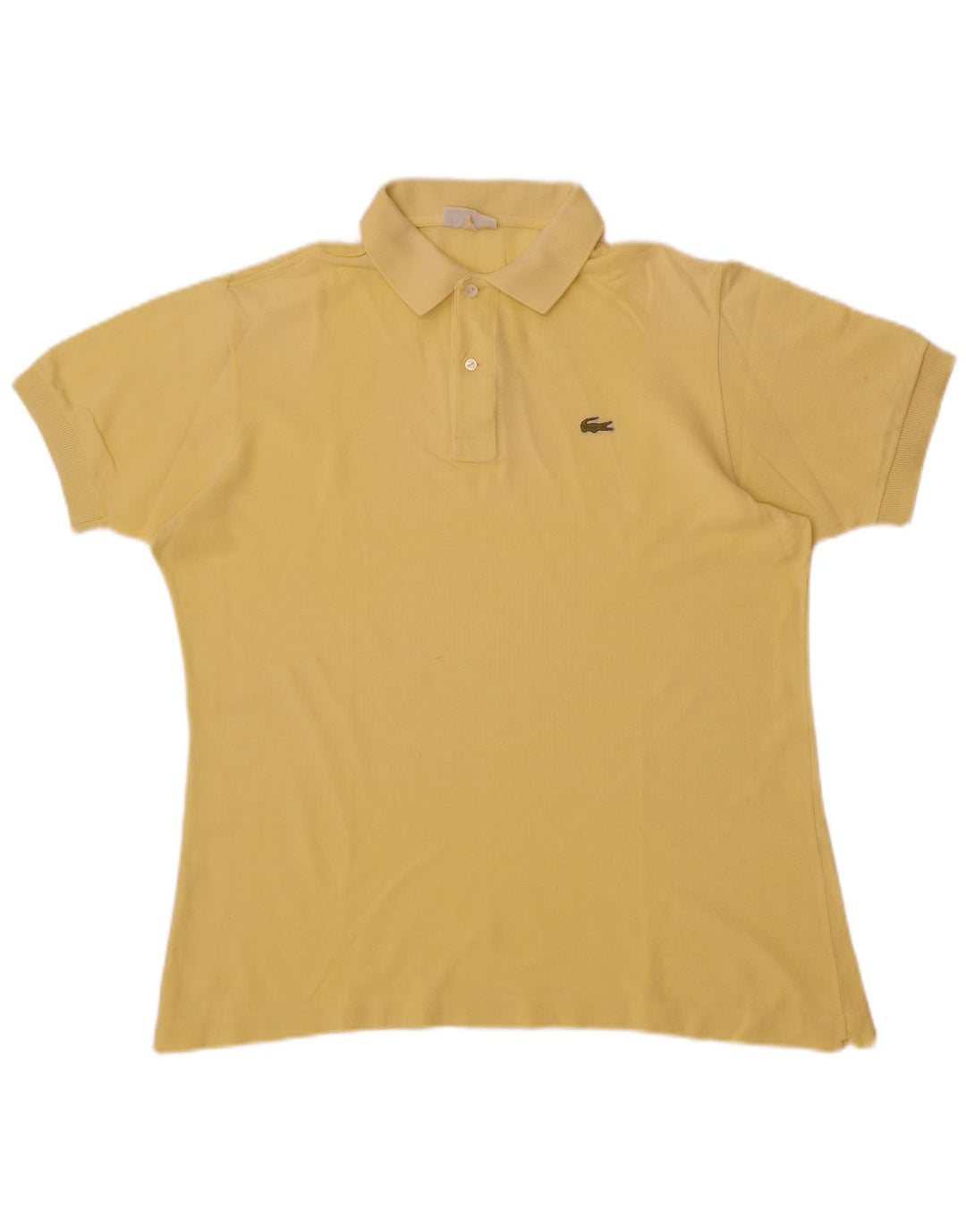 Tricou polo Lacoste pentru bărbați, bumbac galben mare