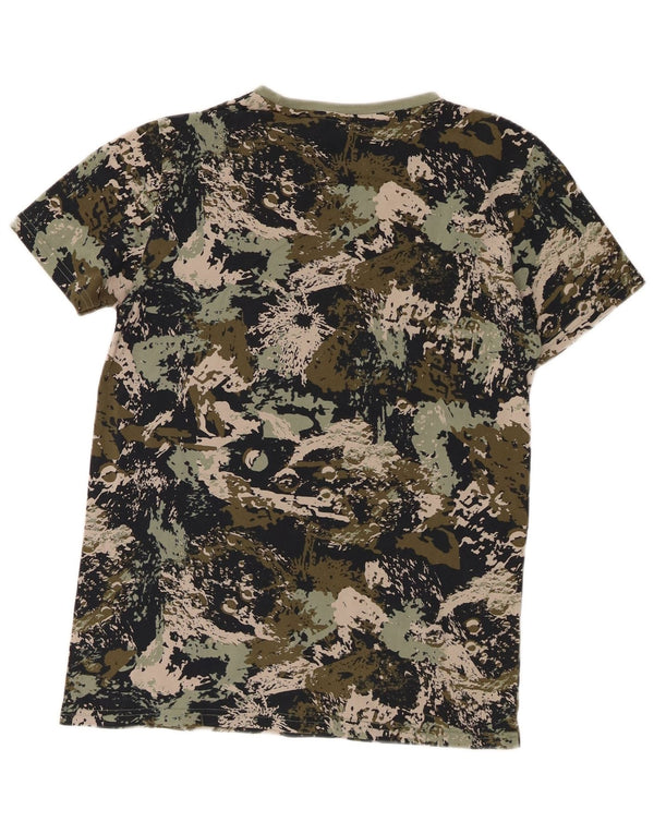 Tricou cu grafic Puma pentru băieți Top 15-16 ani 2XL verde bumbac camuflaj