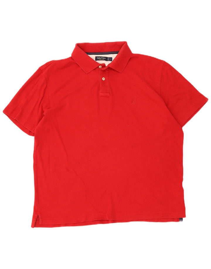 Tricou polo pentru bărbați Nautica, roșu mare