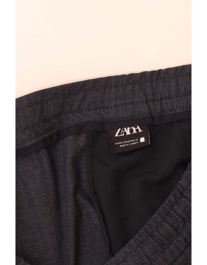 Pantaloni chino slim pentru bărbați Zara Mediu L30 L29 Bleumarin