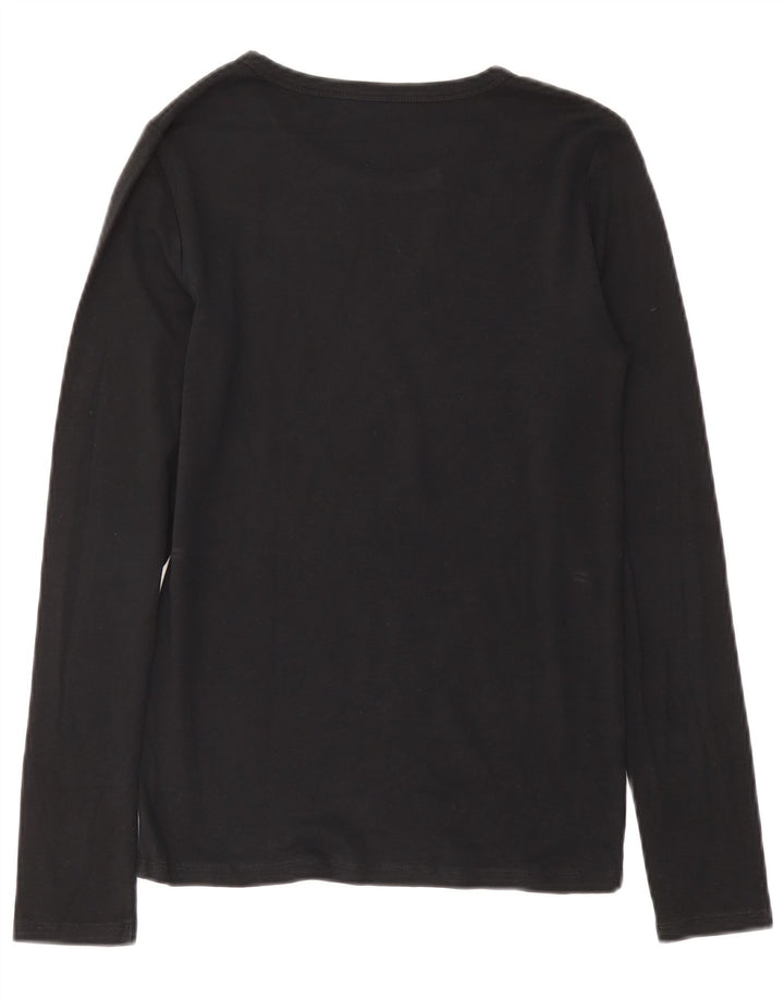 Gap Bărbați Modern Fit Top cu mânecă lungă Medium Black
