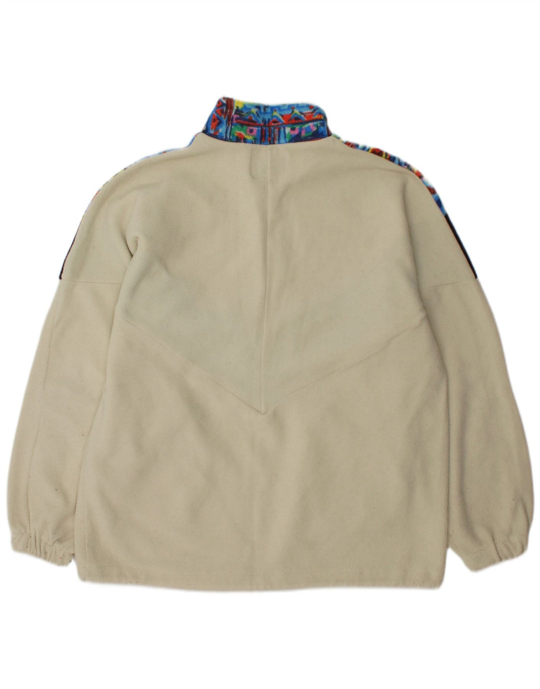 Pulover pentru bărbați MONTGOMERY, cu fermoar, cu gât, fleece, mare, multicolor