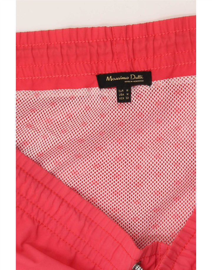 Pantaloni scurți de înot Massimo Dutti pentru bărbați, roșu mediu