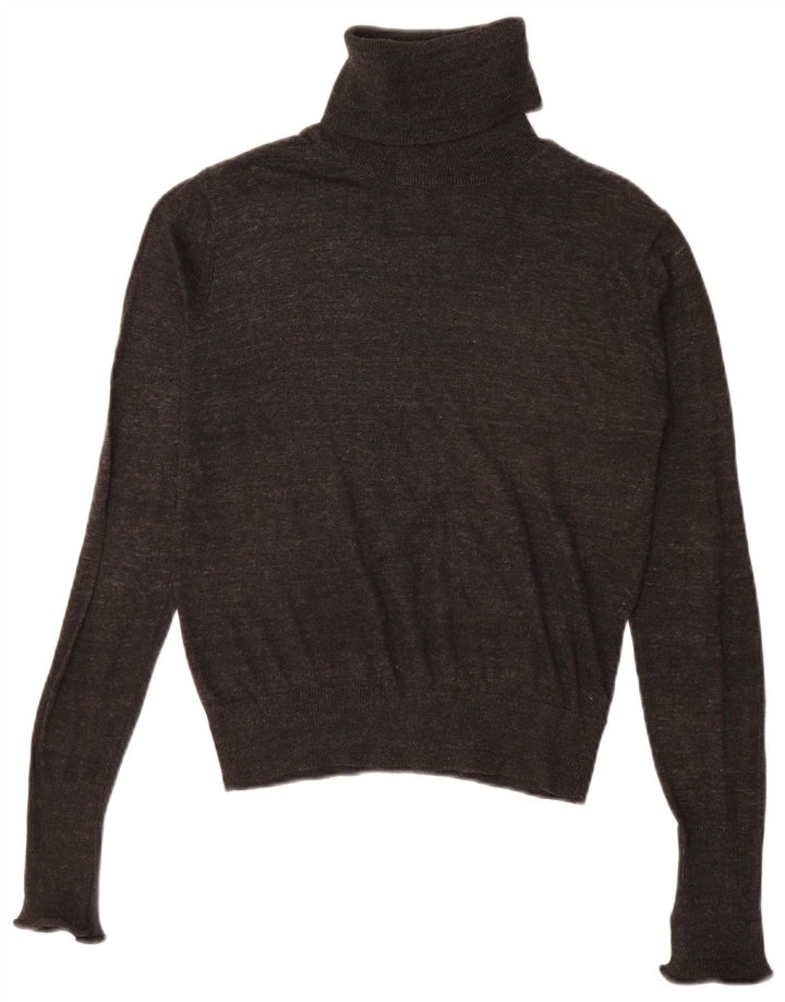 Pulover pentru femei cu gât rulat Zara UK 10 mic gri