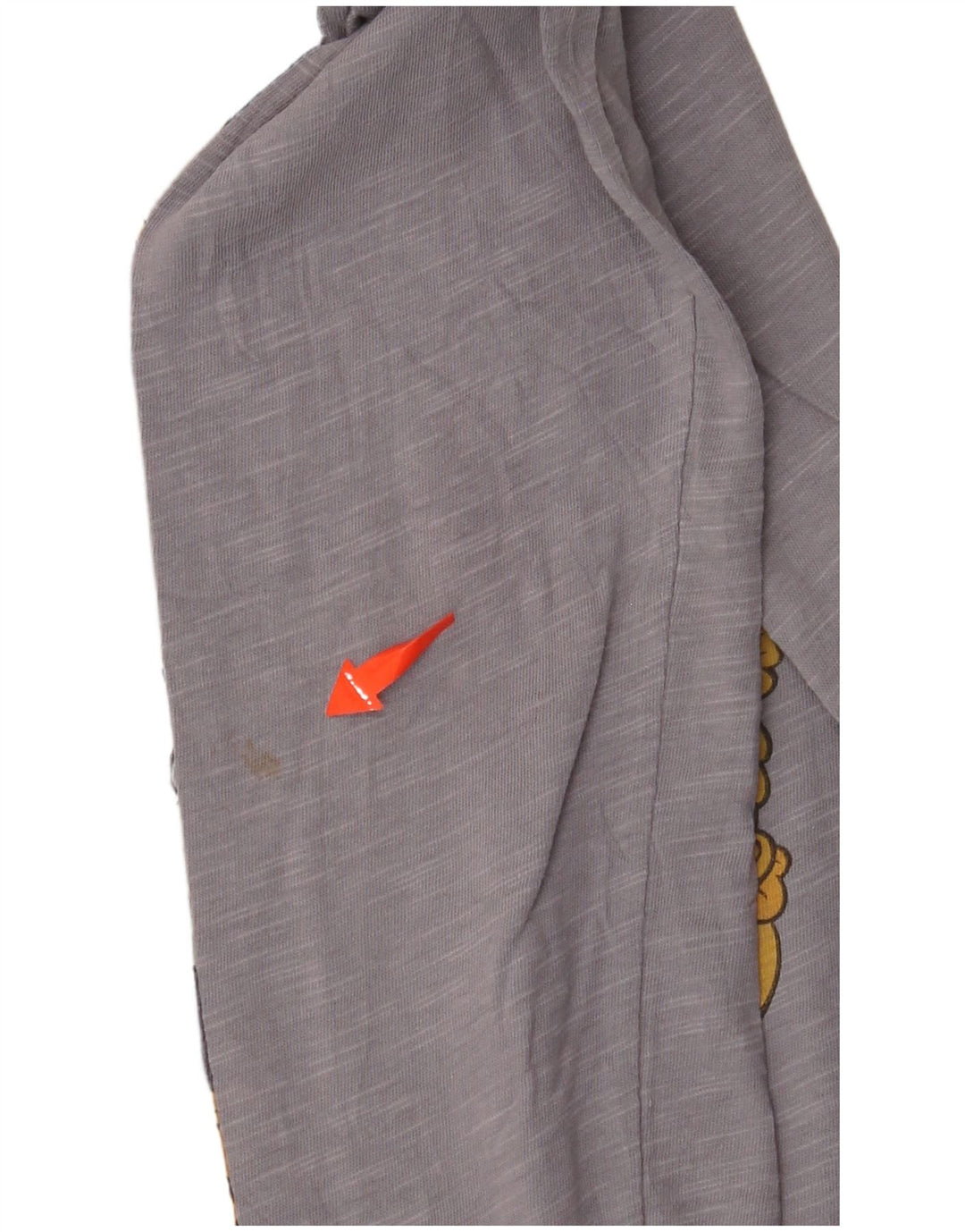 BENETTON Top cu grafic Disney pentru fete cu mânecă lungă 13-14 ani, gri cu pete