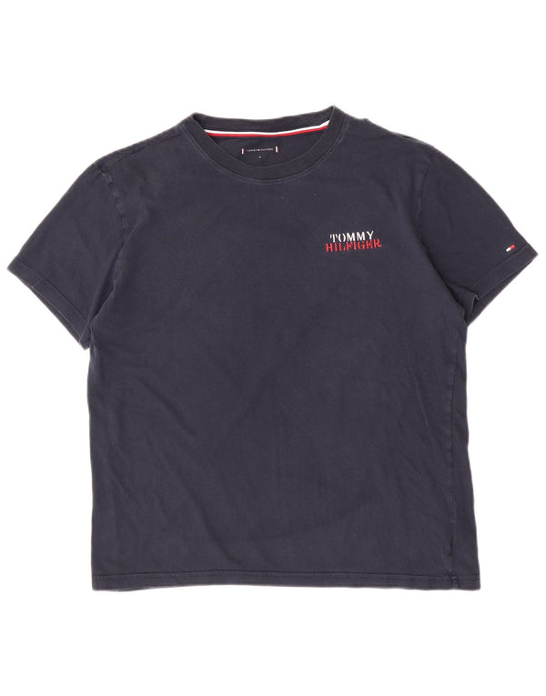Tricou pentru femei Tommy Hilfiger Top UK 14 Medium Bleumarin Bumbac